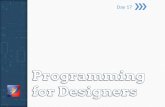 Programming for Designers