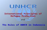 International Principles of  Refugee Protection  and The Roles of UNHCR in Indonesia