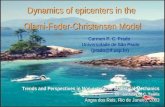 Dynamics of epicenters in the  Olami-Feder-Christensen Model