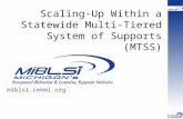 Scaling-Up Within a Statewide Multi-Tiered System of Supports (MTSS) SPDG National Meeting