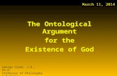 The Ontological Argument for the Existence of God