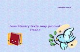 how literary texts may promote Peace