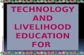 Technology and livelihood education for  grade 8
