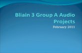 Bliain 3 Group A Audio Projects