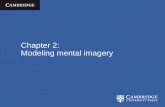 Chapter 2: Modeling mental imagery