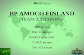 BP AMOCO FINLAND TEAM 8: TRAINING