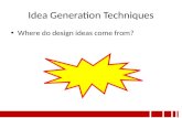 Idea Generation Techniques