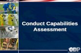 Conduct Capabilities Assessment