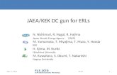 JAEA/KEK DC gun for ERLs