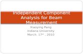 Independent Component Analysis for Beam Measurement