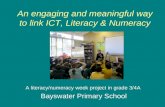 An engaging and meaningful way to link ICT, Literacy & Numeracy