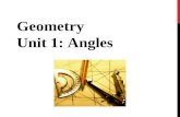 Geometry Unit 1: Angles