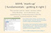 XAML ‘mark-up’ [ fundamentals - getting it right ]