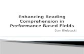 Enhancing Reading Comprehension in Performance Based Fields