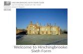 Welcome to Hinchingbrooke  Sixth Form
