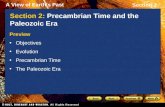 Section 2:  Precambrian Time and the Paleozoic Era