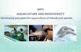 WP5 Aquaculture and biodiversity