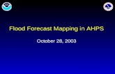 Flood Forecast Mapping in AHPS October 28, 2003