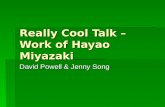 Really Cool Talk â€“  Work of Hayao Miyazaki