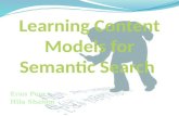 Learning Content Models for Semantic Search