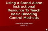 Using a Stand-Alone Instructional Resource To Teach Basic Bleeding Control Methods