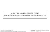 X-RAY FLUORESCENCE (XRF)  AN ANALYTICAL CHEMISTRY PERSPECTIVE