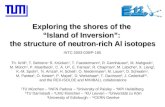 Exploring the shores of the  “Island of Inversion”:  the structure of neutron-rich Al isotopes