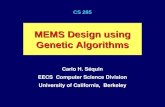 MEMS Design using Genetic Algorithms