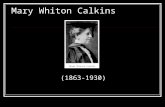 Mary Whiton Calkins