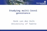 Studying multi-level governance