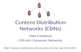 Content Distribution Networks (CDNs)