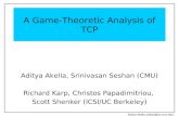 A Game-Theoretic Analysis of TCP