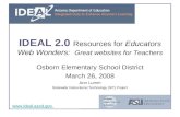 IDEAL 2.0  Resources for  Educators Web Wonders:   Great websites for Teachers