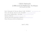 CBA Outreach  2.996 (3,4,5) Pathways To Peace First offered: Fall, 2002