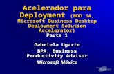 Gabriela Ugarte BPA, Business Productivity Advisor Microsoft México