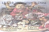 L8 & L9: Imperialism in China
