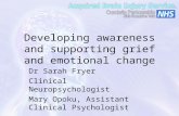 Developing awareness and supporting grief and emotional change