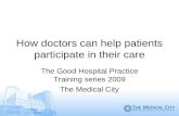 How doctors can help patients participate in their care