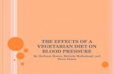The Effects of a Vegetarian Diet on Blood Pressure