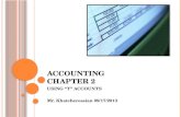 Accounting  Chapter 2