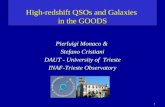 High-redshift QSOs and Galaxies  in the GOODS