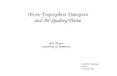 Arctic Troposphere Transport and Air Quality Theme