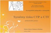 Systémy tisku CTP a CTF semestrální práce