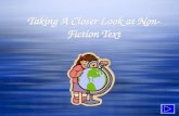 Taking A Closer Look at Non-Fiction Text