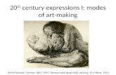 20 th  century expressions I: modes of art-making