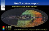 RAVE status report