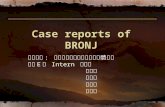 Case reports of BRONJ