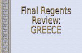 Final Regents Review: GREECE