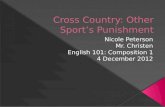 Cross Country: Other Sport’s Punishment