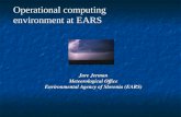 Operational computing environment at EARS